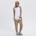 Leopard Bear Kigurumi Animal Onesie Pajama Costumes for Adult
