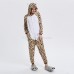 Leopard Bear Kigurumi Animal Onesie Pajama Costumes for Adult