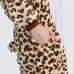 Leopard Bear Kigurumi Animal Onesie Pajama Costumes for Adult