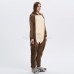 Brown Monkey Kigurumi Animal Onesie Pajama Costumes for Adult
