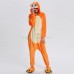 Yellow Monkey Kigurumi Animal Onesie Pajama Costumes for Adult