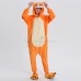Yellow Monkey Kigurumi Animal Onesie Pajama Costumes for Adult