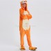 Yellow Monkey Kigurumi Animal Onesie Pajama Costumes for Adult