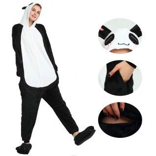 Panda Kigurumi Onesies Pajamas Animal Onesies for Adult