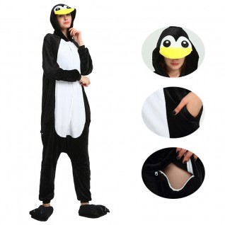 Penguin Kigurumi Onesies Pajamas Animal Onesies for Adult