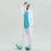 Blue Rabbit Kigurumi Onesies Pajamas Animal Onesies for Adult