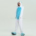 Blue Rabbit Kigurumi Onesies Pajamas Animal Onesies for Adult