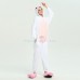 Pink Rabbit Kigurumi Onesies Pajamas Animal Onesies for Adult