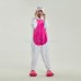 Rose Red Rabbit Kigurumi Animal Onesie Pajama Costumes for Adult