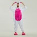 Rose Red Rabbit Kigurumi Animal Onesie Pajama Costumes for Adult