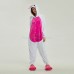 Rose Red Rabbit Kigurumi Animal Onesie Pajama Costumes for Adult