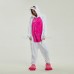 Rose Red Rabbit Kigurumi Animal Onesie Pajama Costumes for Adult