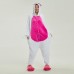 Rose Red Rabbit Kigurumi Animal Onesie Pajama Costumes for Adult