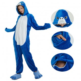 Shark Gloves B Kigurumi Animal Onesie Pajama Costumes for Adult