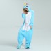 Unicorn Blue Kigurumi Animal Onesie Pajama Costumes for Adult