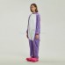 Light Purple Unicorn Kigurumi Onesies Pajamas Animal Onesies for Adult