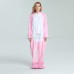 Unicorn Pink Kigurumi Animal Onesie Pajama Costumes for Adult