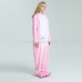 Unicorn Pink Kigurumi Animal Onesie Pajama Costumes for Adult