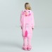 Unicorn Pink Kigurumi Animal Onesie Pajama Costumes for Adult