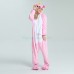 Unicorn Pink Kigurumi Animal Onesie Pajama Costumes for Adult