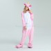 Unicorn Pink Kigurumi Animal Onesie Pajama Costumes for Adult