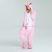 Unicorn Pink Kigurumi Animal Onesie Pajama Costumes for Adult