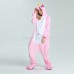 Unicorn Pink Kigurumi Animal Onesie Pajama Costumes for Adult