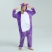 Purple Unicorn Kigurumi Onesies Pajamas Animal Onesies for Adult