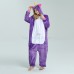 Purple Unicorn Kigurumi Onesies Pajamas Animal Onesies for Adult