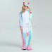 Rainbow Unicorn Kigurumi Animal Onesie Pajama Costumes for Adult