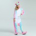 Rainbow Unicorn Kigurumi Animal Onesie Pajama Costumes for Adult