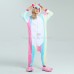 Rainbow Unicorn Kigurumi Animal Onesie Pajama Costumes for Adult