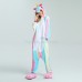 Rainbow Unicorn Kigurumi Animal Onesie Pajama Costumes for Adult