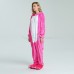 Unicorn Rose Red Kigurumi Onesies Pajamas Animal Onesies for Adult