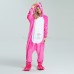 Unicorn Rose Red Kigurumi Onesies Pajamas Animal Onesies for Adult