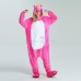 Unicorn Rose Red Kigurumi Onesies Pajamas Animal Onesies for Adult