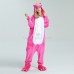 Unicorn Rose Red Kigurumi Onesies Pajamas Animal Onesies for Adult