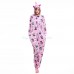 Pink Zipper Unicorn Onesie Pajamas Animal Onesies for Adult