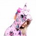 Pink Zipper Unicorn Onesie Pajamas Animal Onesies for Adult