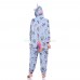 Blue Zipper Unicorn Onesie Pajamas Animal Onesies for Adult