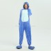Blue Stitch Kigurumi Animal Onesie Pajama Costumes for Adult