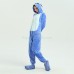 Blue Stitch Kigurumi Animal Onesie Pajama Costumes for Adult