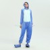 Blue Stitch Kigurumi Animal Onesie Pajama Costumes for Adult