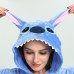 Blue Stitch Kigurumi Animal Onesie Pajama Costumes for Adult