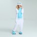 Blue Unicorn Kigurumi Onesies Pajamas Animal Onesies for Adult