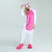 Rose Red Unicorn Kigurumi Animal Onesie Pajama Costumes for Adult