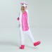 Rose Red Unicorn Kigurumi Animal Onesie Pajama Costumes for Adult