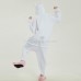 White Cat Kigurumi Animal Onesie Pajama Costumes for Adult