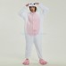 White Cat Kigurumi Animal Onesie Pajama Costumes for Adult