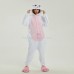 White Cat Kigurumi Animal Onesie Pajama Costumes for Adult